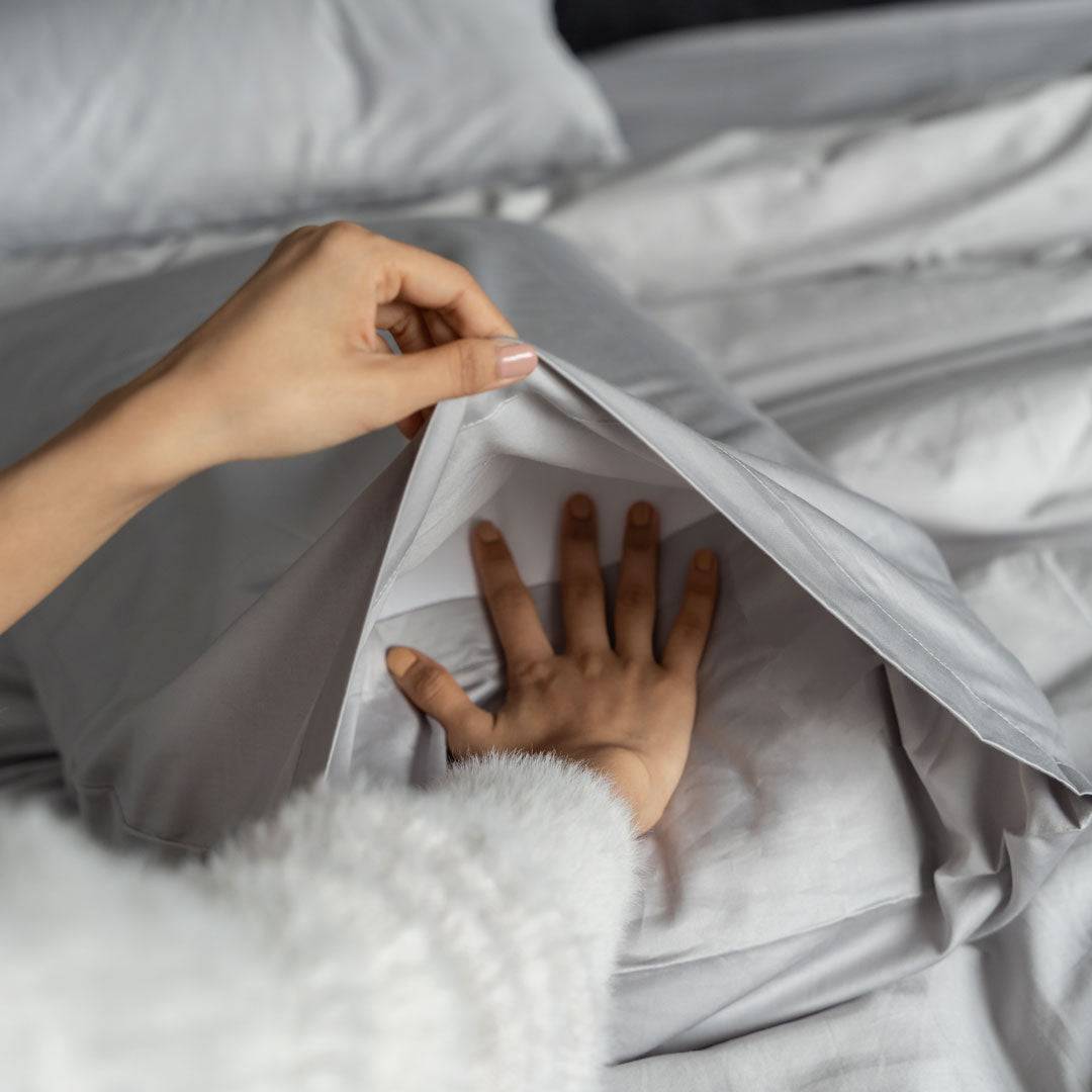 Extra long staple cotton pillowcases (x2) Cotton pillowcases- Kapas Living Malaysia
