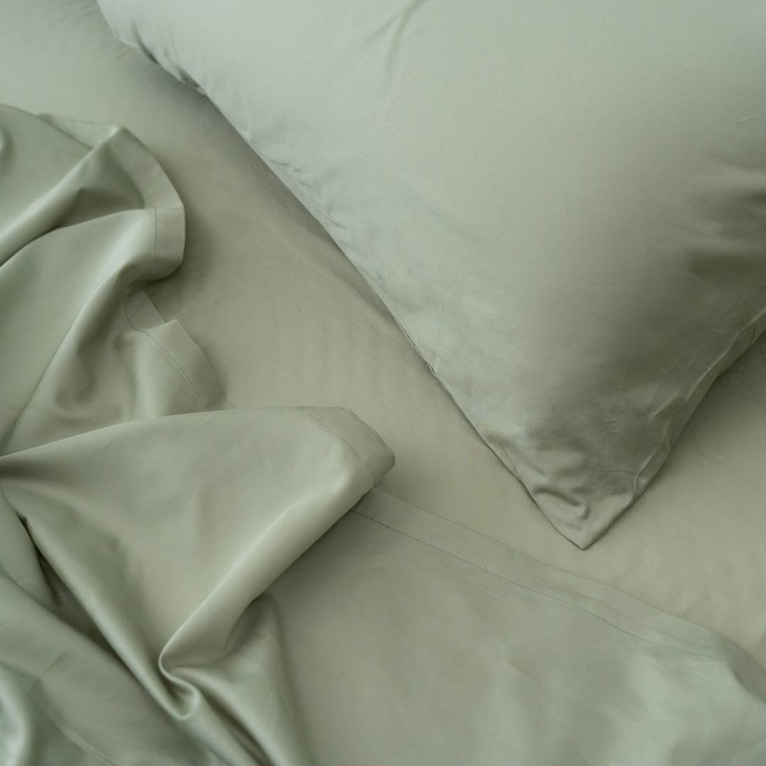 Extra long staple cotton pillowcases (x2) Cotton pillowcases- Kapas Living Malaysia