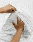 Extra long staple cotton pillowcases (x2) Cotton pillowcases- Kapas Living Malaysia