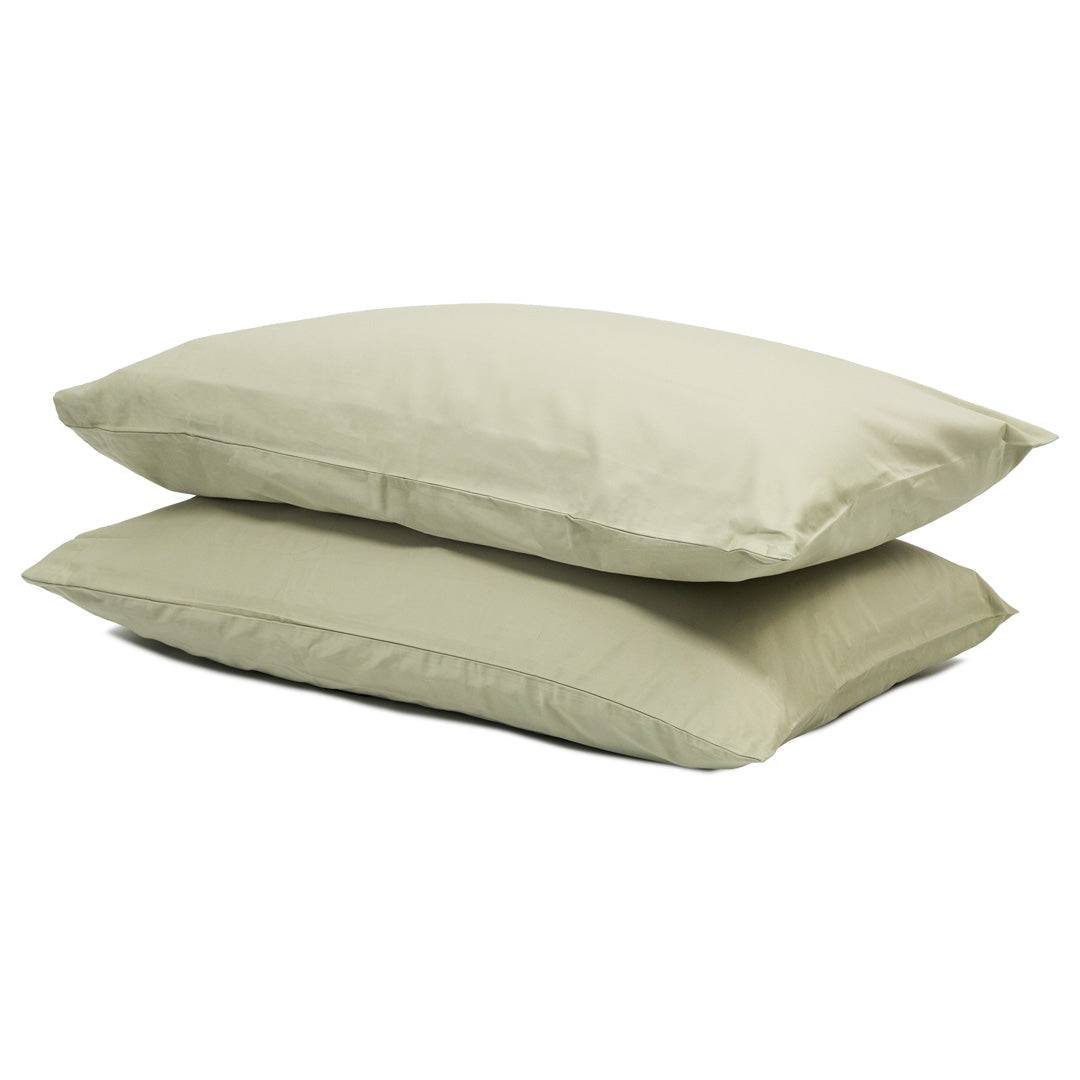 Extra long staple cotton pillowcases (x2) Cotton pillowcases- Kapas Living Malaysia