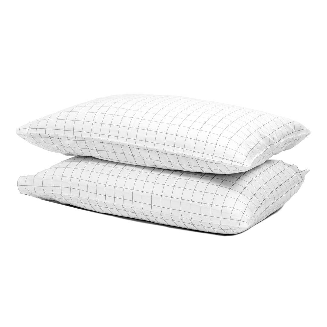 Extra long staple cotton pillowcases (x2) Cotton pillowcases- Kapas Living Malaysia