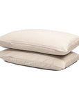 Extra long staple cotton pillowcases (x2) Cotton pillowcases- Kapas Living Malaysia