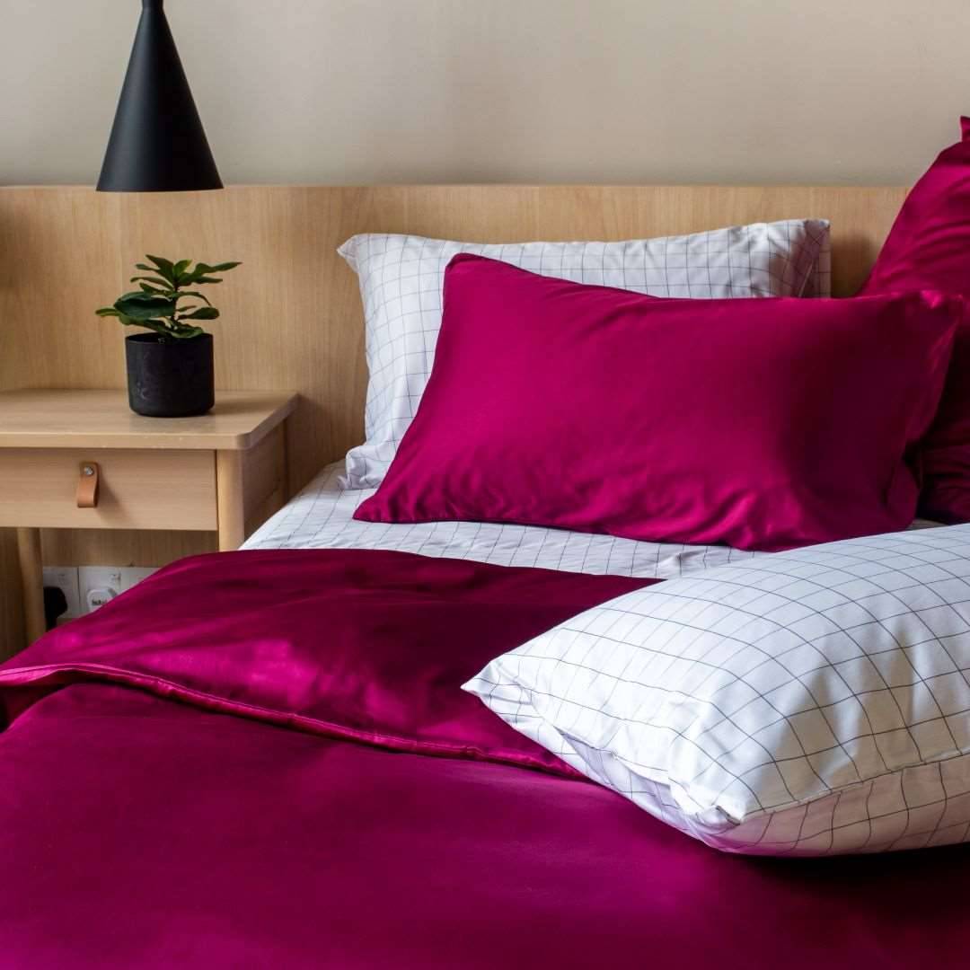 Extra long staple cotton pillowcases (x2) Cotton pillowcases- Kapas Living Malaysia