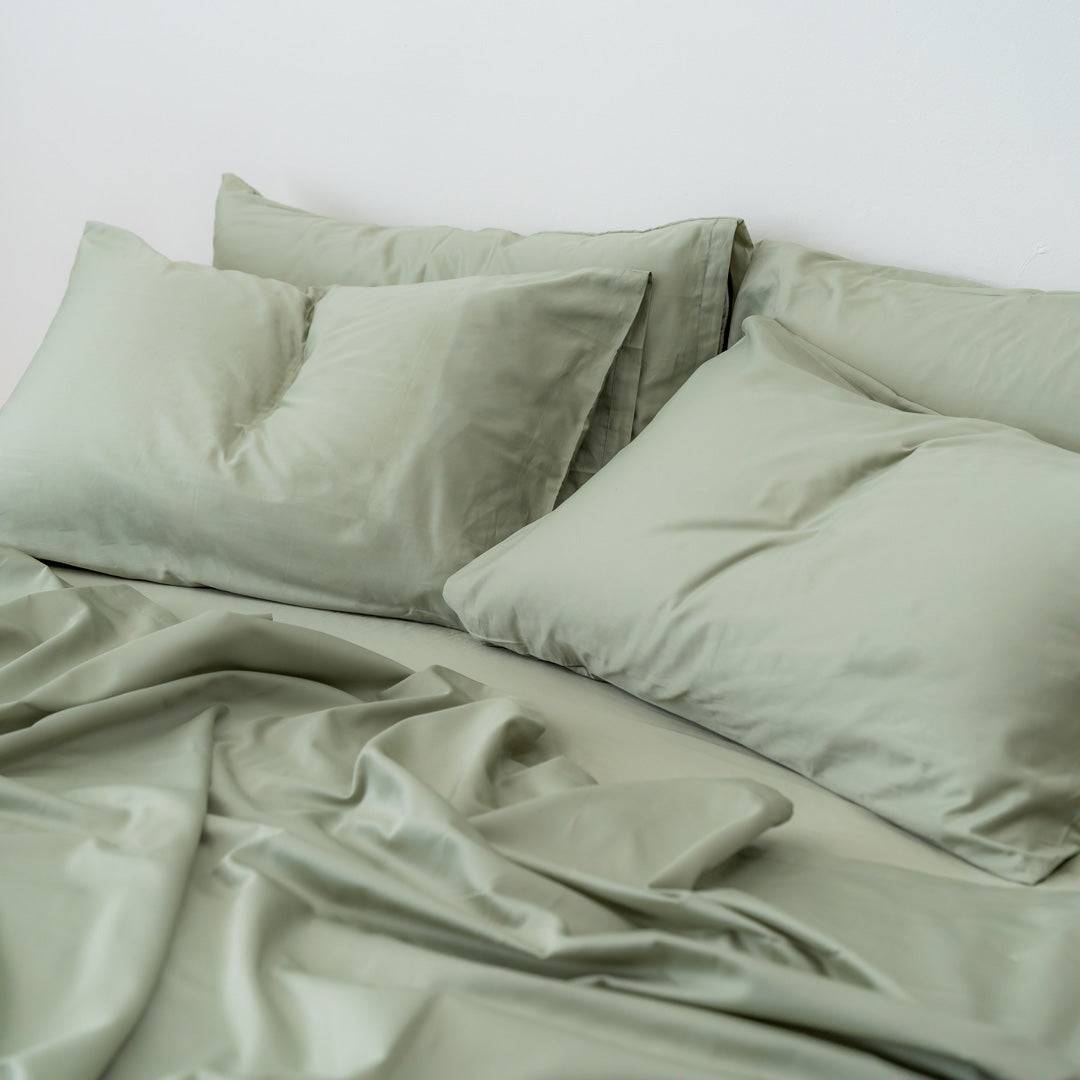 Extra long staple cotton pillowcases (x2) Cotton pillowcases- Kapas Living Malaysia