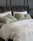 100% French flax linen duvet cover set