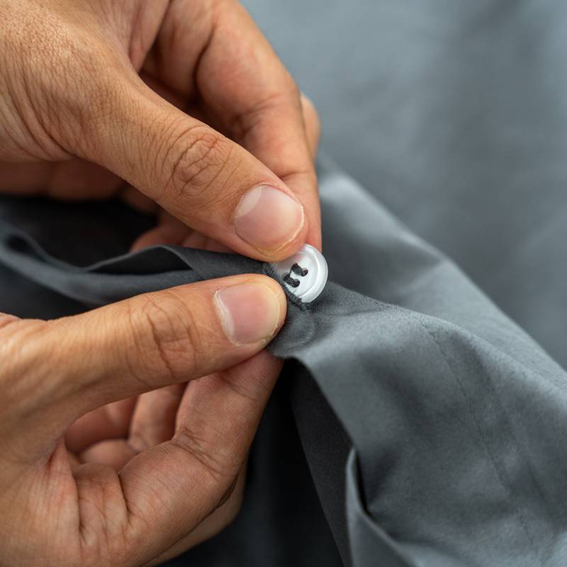 Easy up button duvet cover- Kapas Living Malaysia and Singapore
