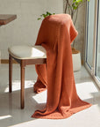 (New Arrival) 100% Cotton Knitted Blanket
