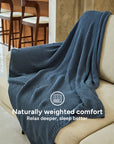 (New Arrival) 100% Cotton Knitted Blanket