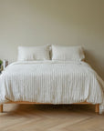 100% French flax linen duvet cover set