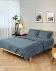Extra-long staple cotton duvet cover set