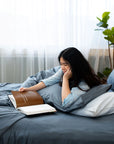 Extra-long staple cotton fitted bedsheet set