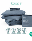 Extra-long staple cotton duvet cover set