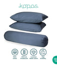 Extra long staple cotton pillowcases (x2)