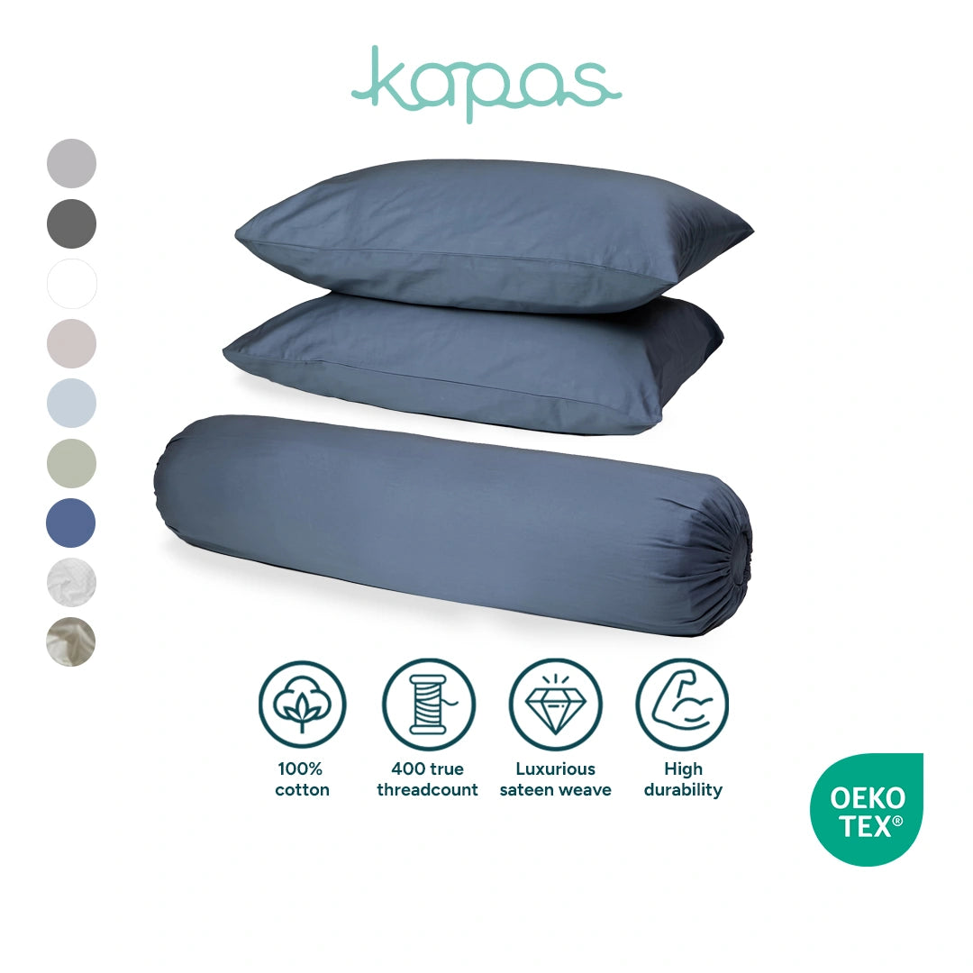 Extra long staple cotton pillowcases (x2)