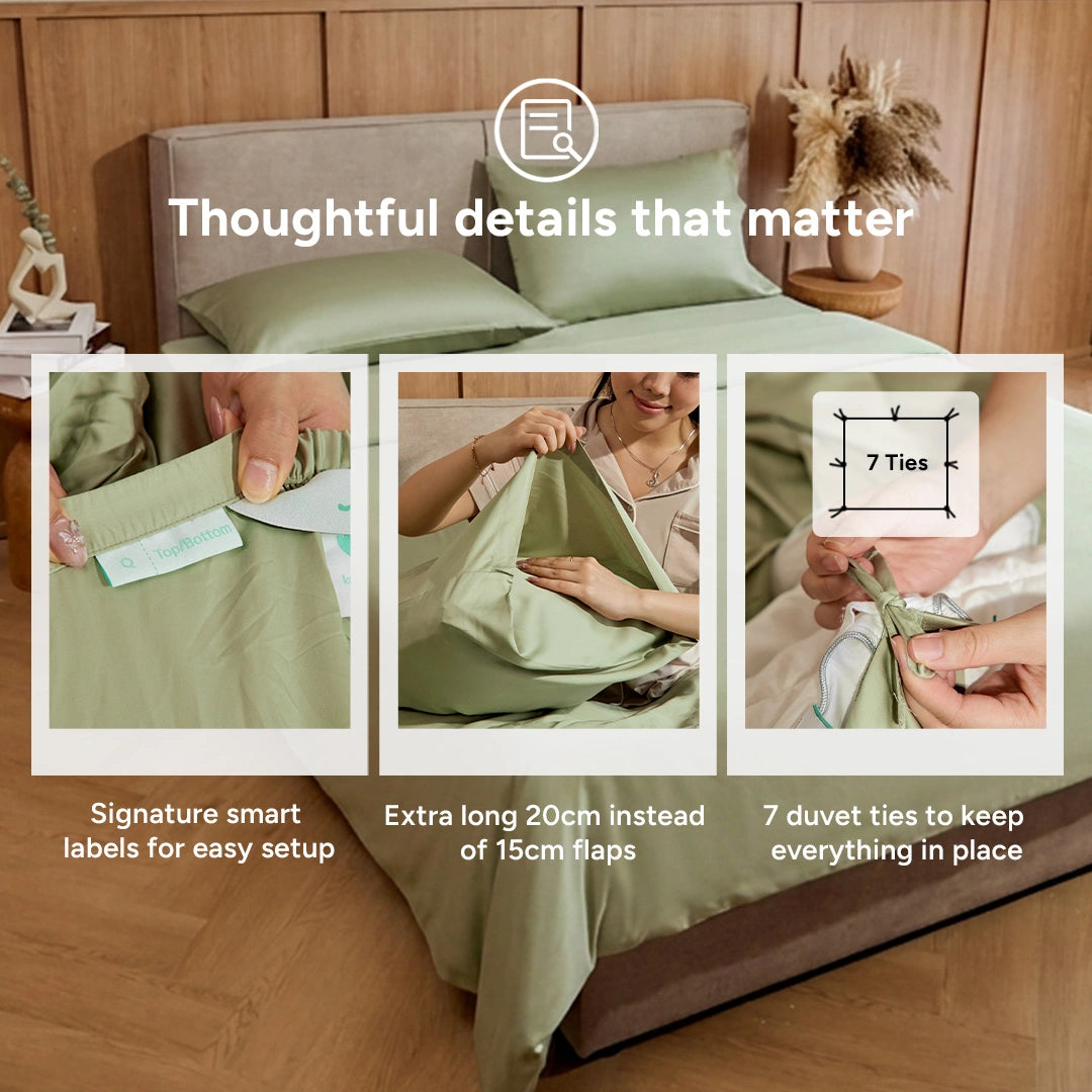 TENCEL™ Reserve fitted bedsheet set