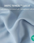 Tencel silky smooth fabric 300TC Kapas Living