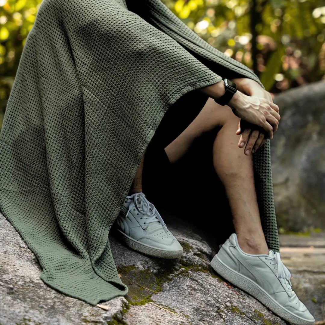 100% Bamboo waffle blanket