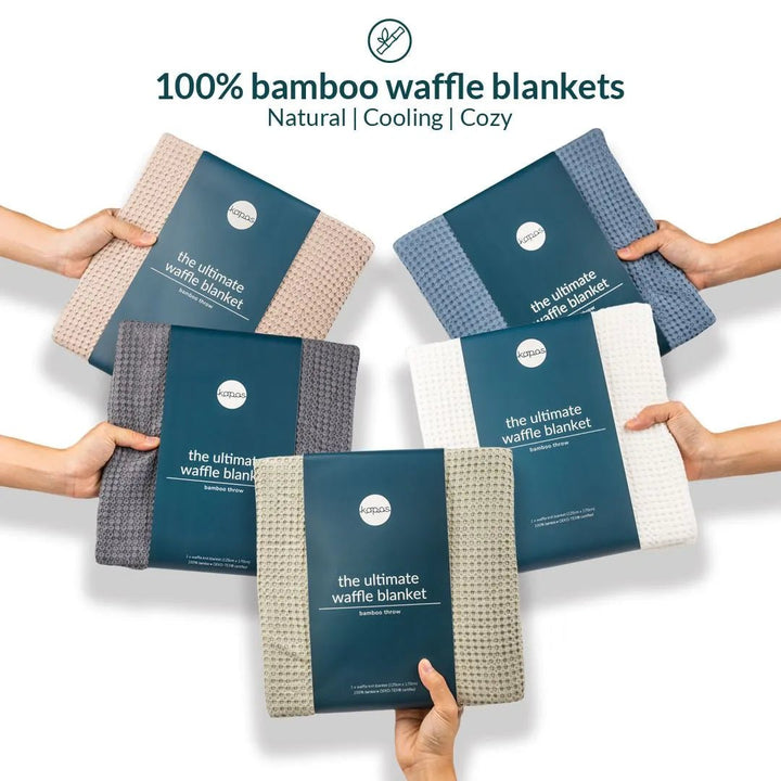 100% Bamboo waffle blanket