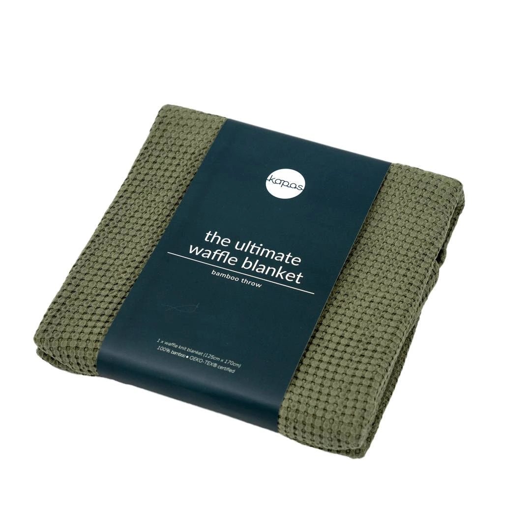 100% Bamboo waffle blanket