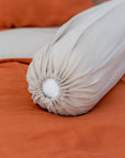 100% French flax linen bolstercase