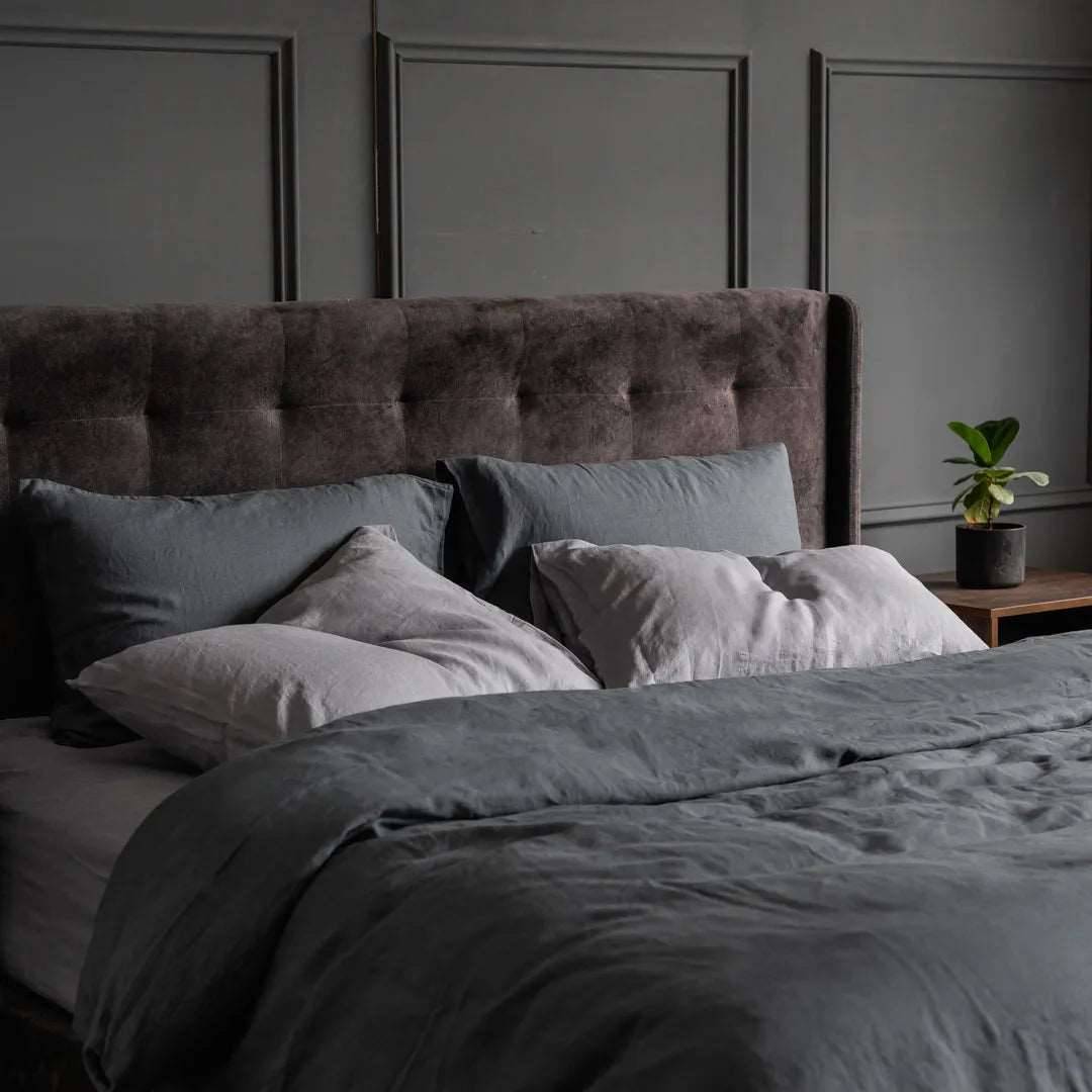100% French flax linen duvet cover