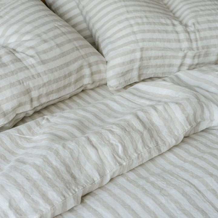 100% French flax linen duvet cover