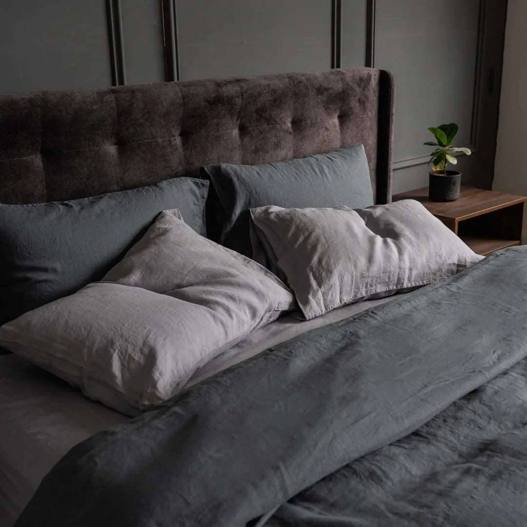 100% French flax linen duvet cover