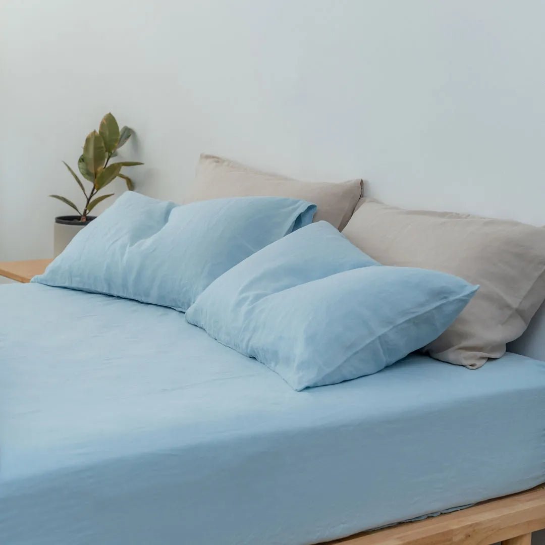 100% French flax linen duvet cover