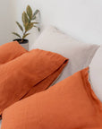 100% French flax linen duvet cover set