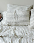 100% French flax linen duvet cover set