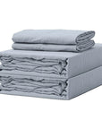 100% French flax linen duvet cover set Mist