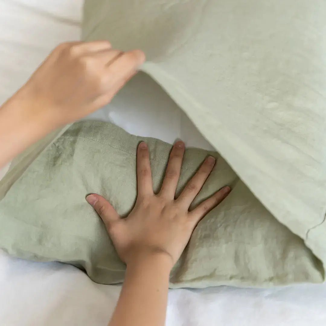 100% French flax linen fitted bedsheet set