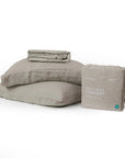 French flax linen fitted bedsheet set by Kapas Living Malaysia