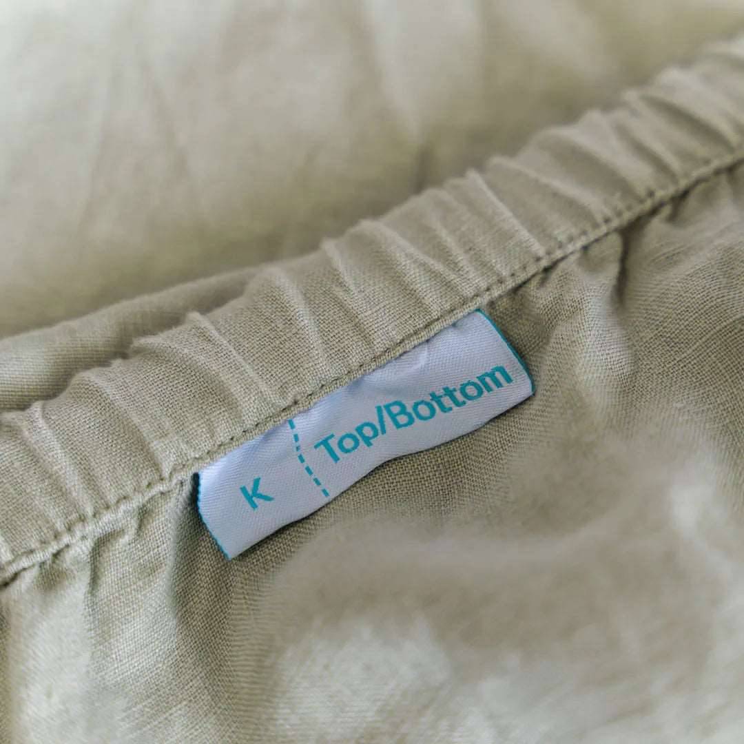 100% French flax linen fitted bedsheet set