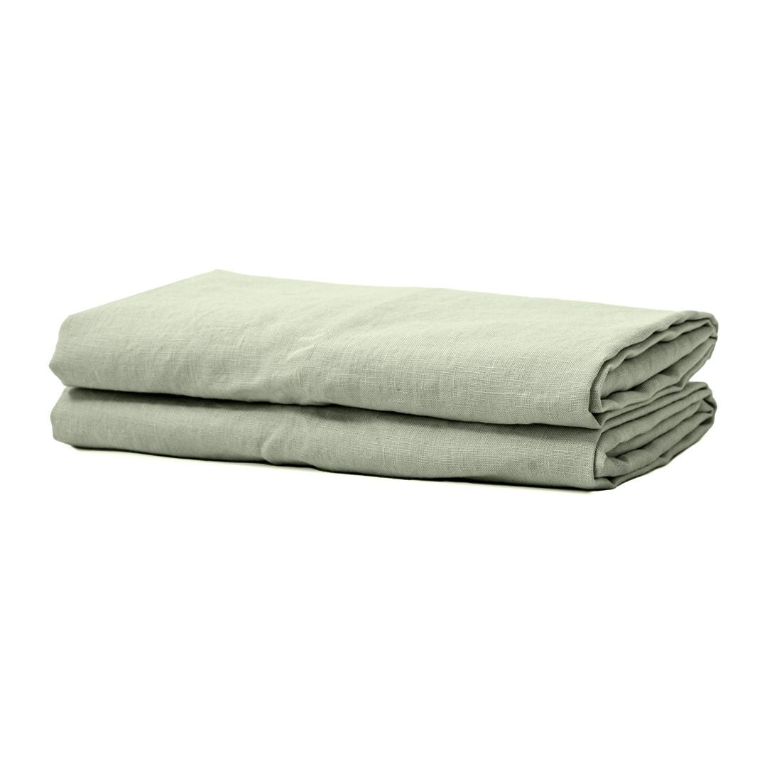 100% French flax linen pillowcase (x2)