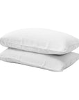 100% French flax linen pillowcase (x2) Snow White