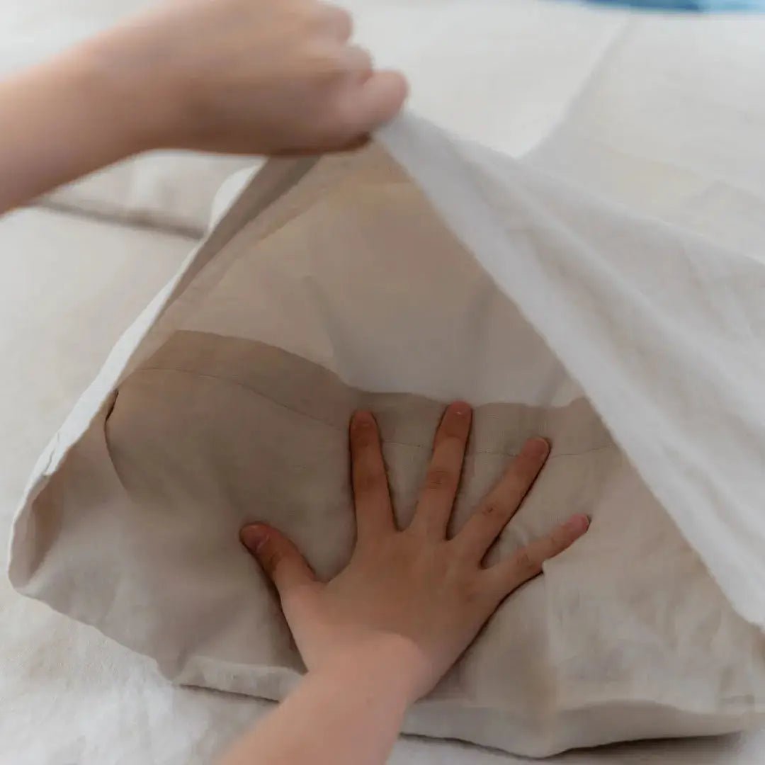 100% French flax linen pillowcase (x2)