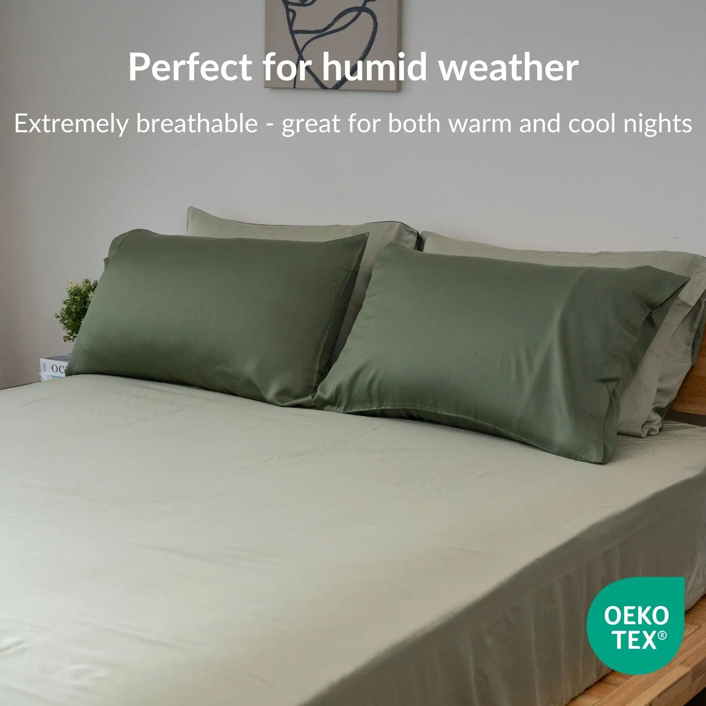 Cooling TENCEL bedsheet set for Malaysian bedrooms