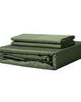 100% TENCEL fitted bedsheet set Forest green
