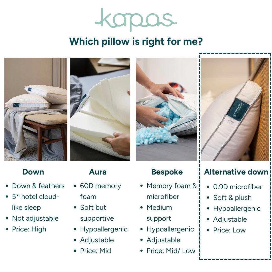 (HOMEDEC) BUY 1 FREE 1 Alternative Down Pillow