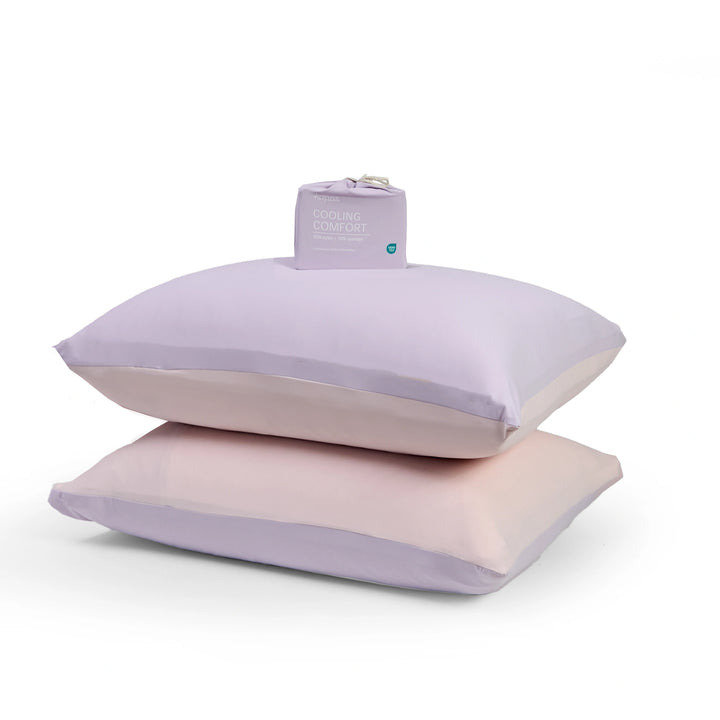 Cooling Pillowcase (x2) - Instant Cool-to-Touch & Stretchable