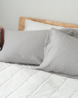 KAPAS LIVING cotton waffle pillowcase (x2)