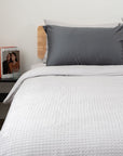 Cotton waffle duvet cover