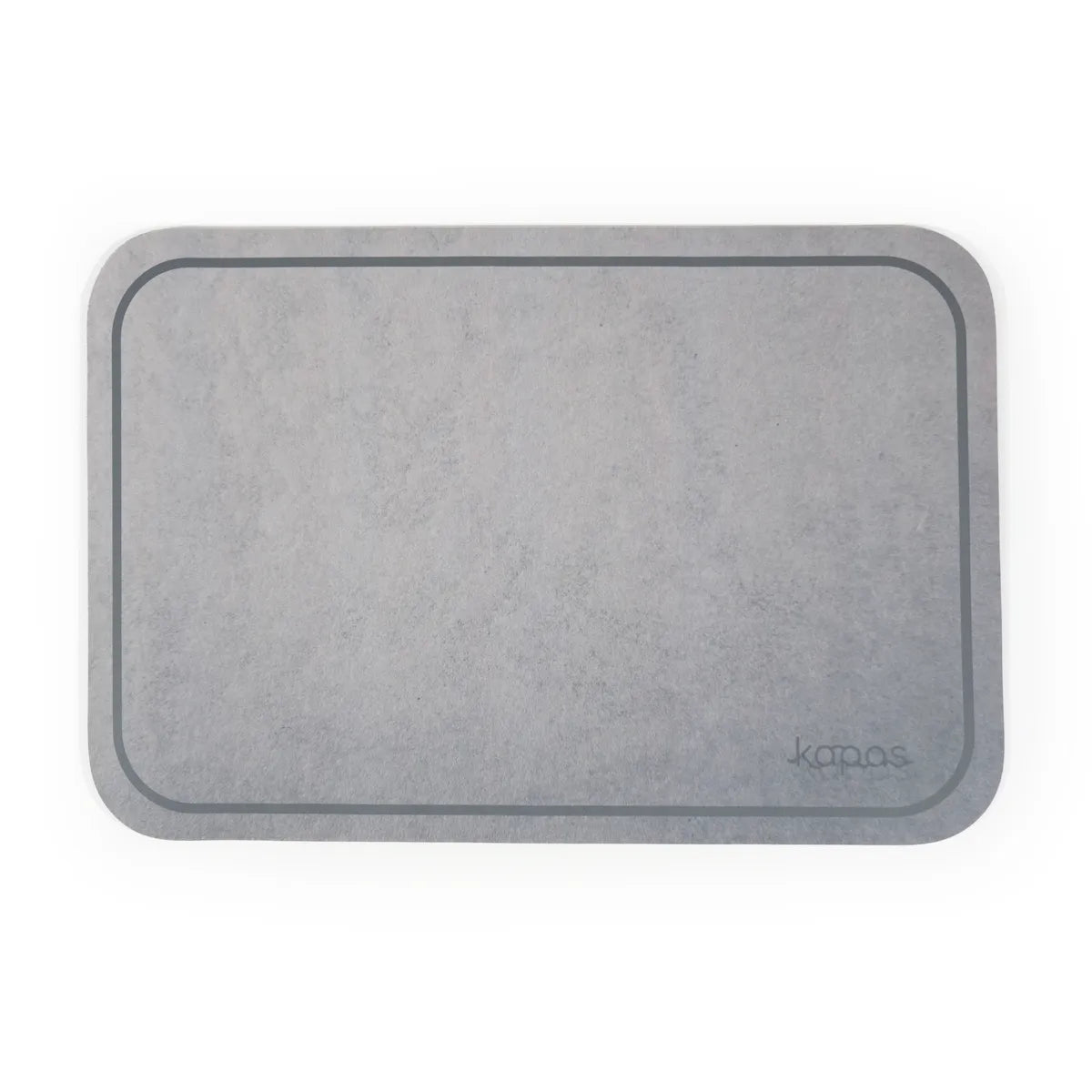 Diatomite bath mat Dark Grey