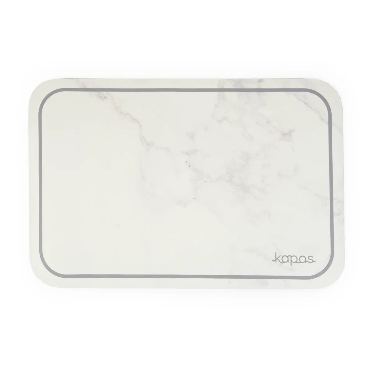 Diatomite bath mat White Marble