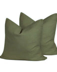 Bamboo waffle throw cushions/pillows (insert + cover)