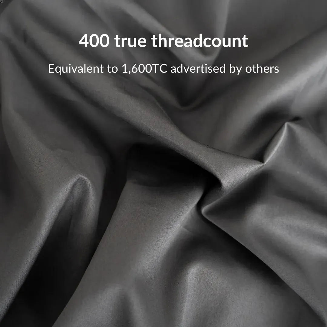 Extra-long staple cotton duvet cover set