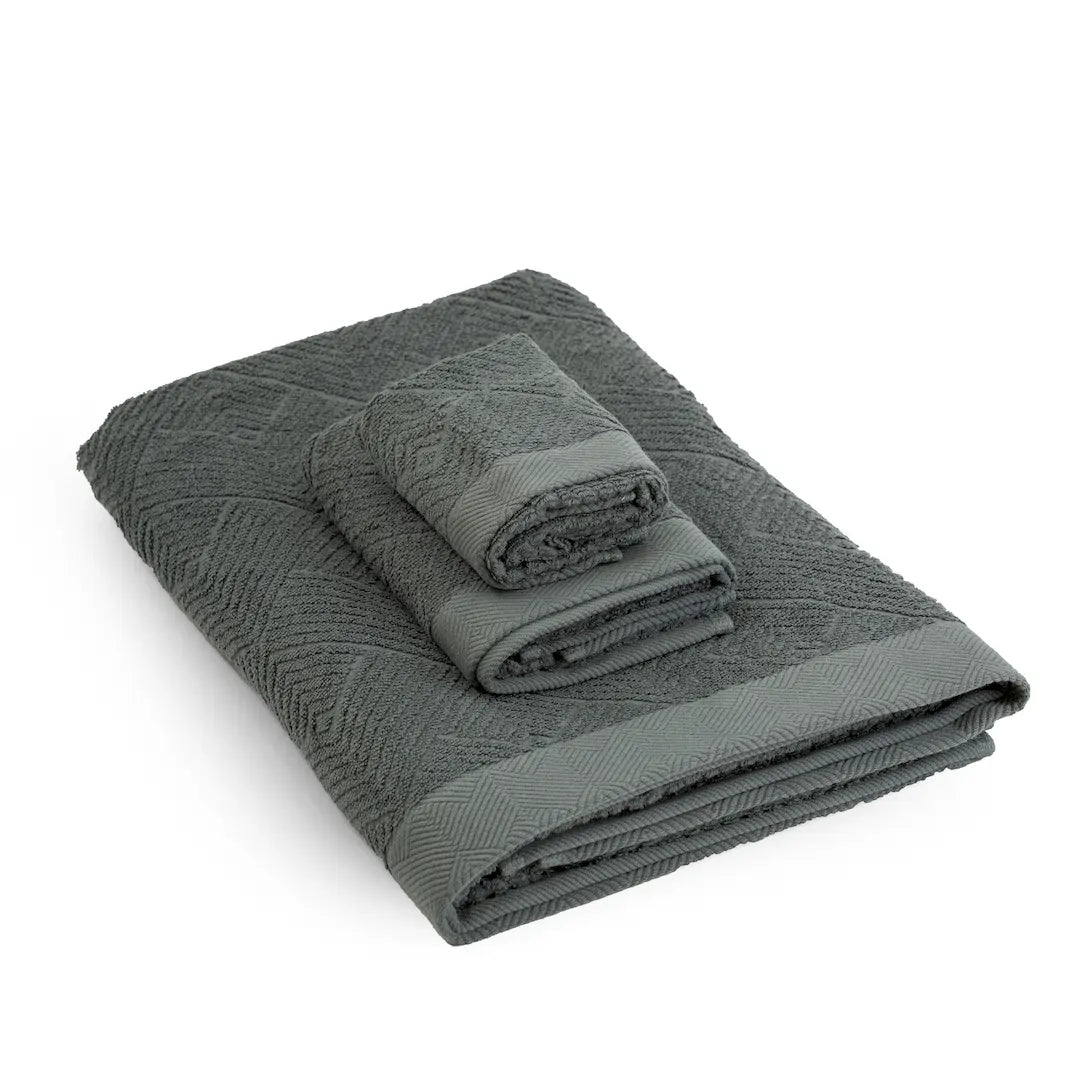 KapasLITE Bath Towel Set in Mountain Green – 100% Extra-Long Staple Cotton, 420 GSM
