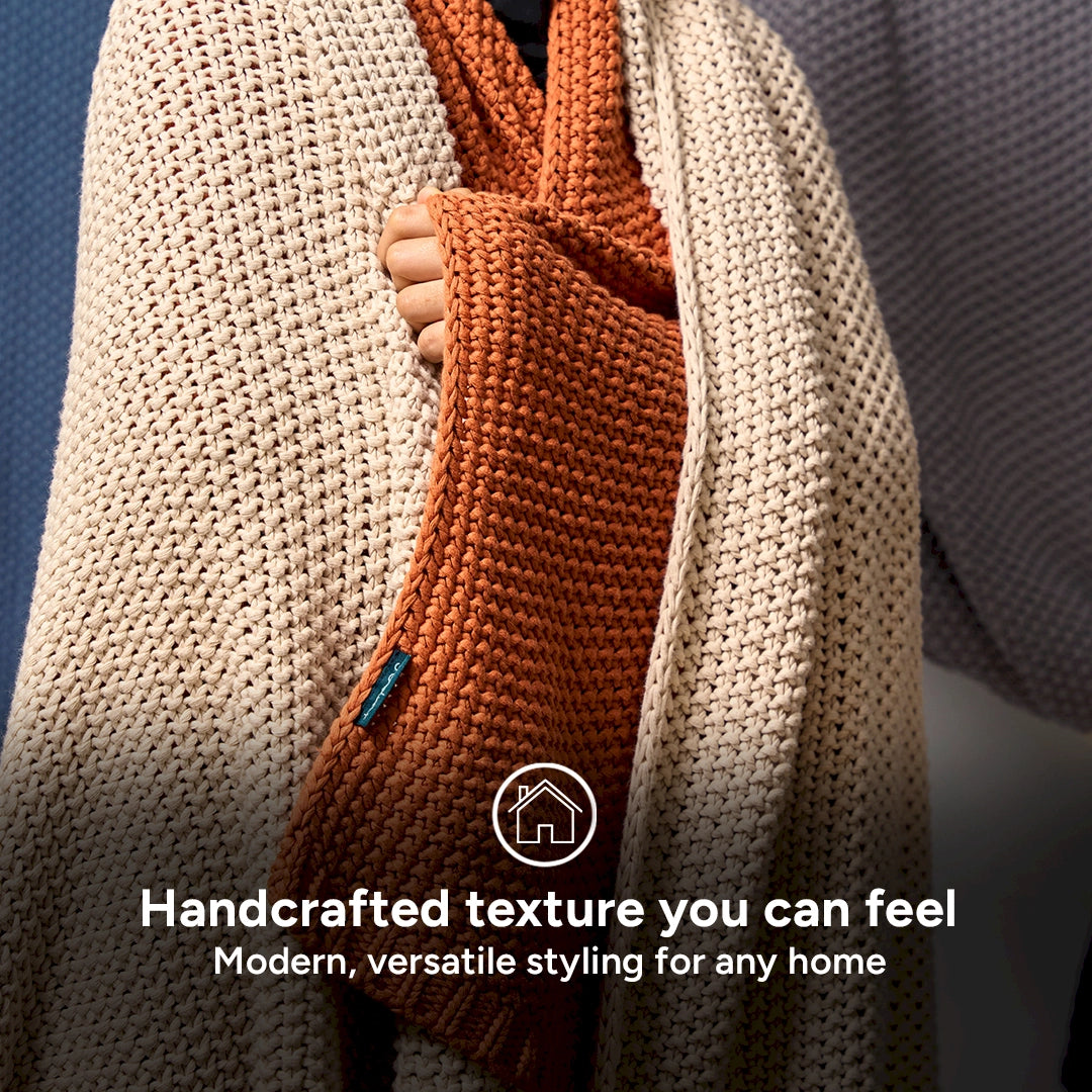 Knitted Blanket Handcrafted Common