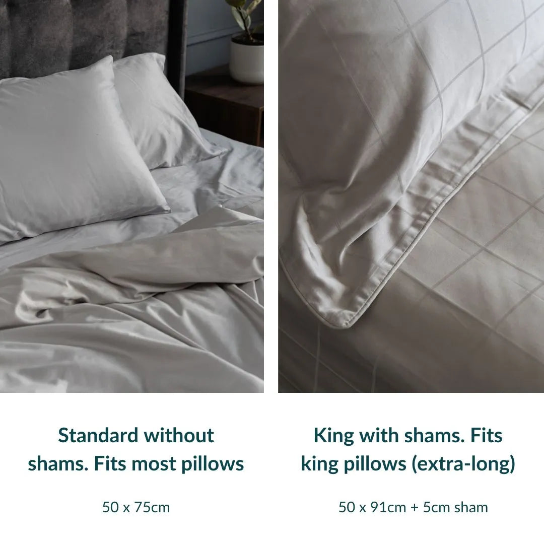 Extra long staple cotton pillowcases (x2)